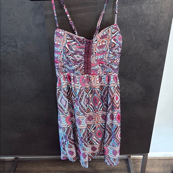 Billabong Multicolor Geometric Dress - Picture 1 of 7